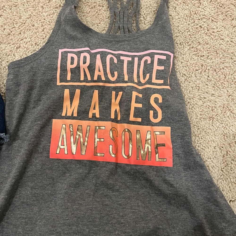 Kids work out top